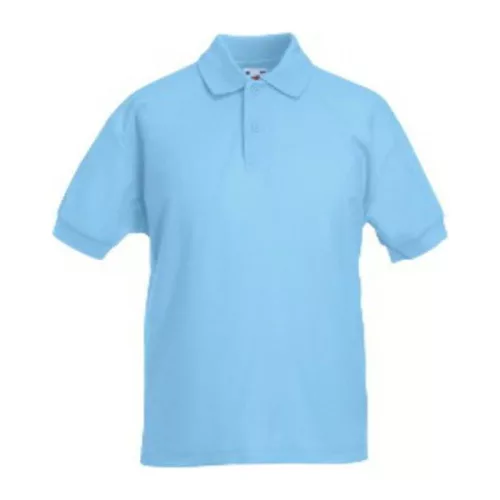 KIDS 65/35 POLO (3/4, Sky Blue)