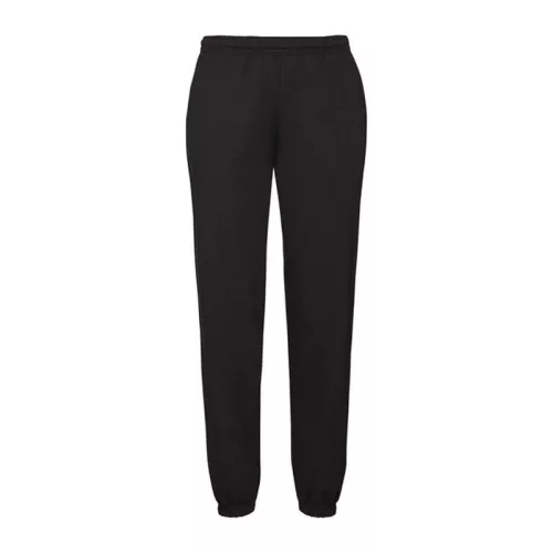 CLASSIC ELASTICATED CUFF JOG PANTS (XL, Black)