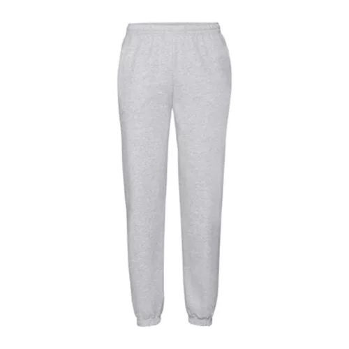CLASSIC ELASTICATED CUFF JOG PANTS (M, Heather Grey)