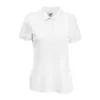 LADIES 65/35 POLO (L, White)