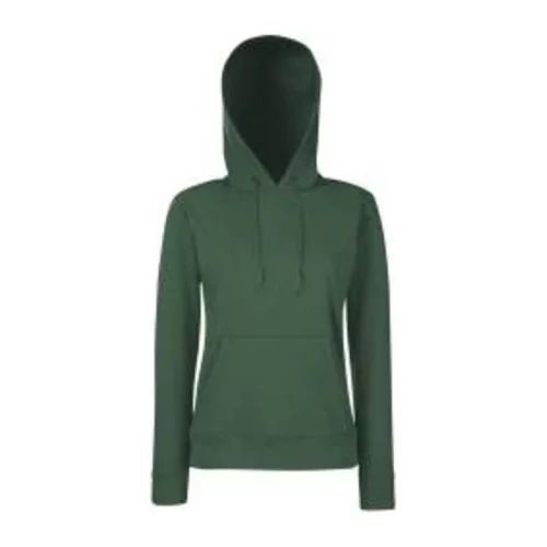 LADIES CLASSIC HOODED SWEAT (L, Bottle Green)