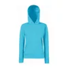 LADIES CLASSIC HOODED SWEAT (XL, Azure)
