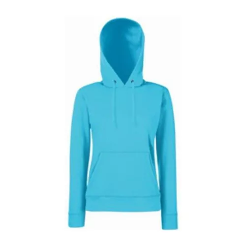 LADIES CLASSIC HOODED SWEAT (XL, Azure)