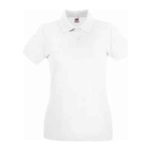 LADIES PREMIUM POLO (XS, White)