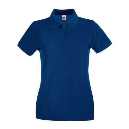 LADIES PREMIUM POLO (XL, Navy)