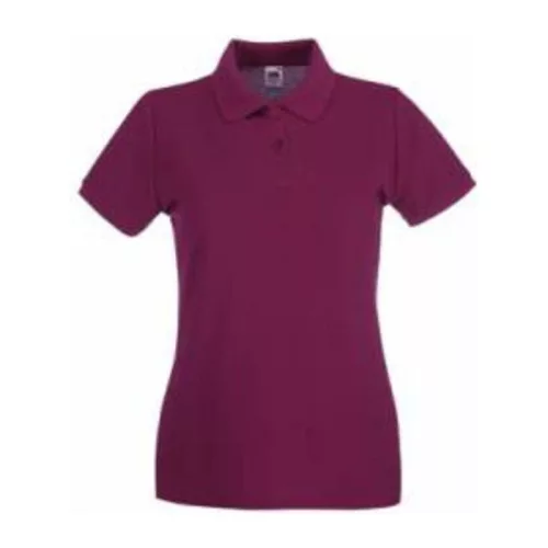 LADIES PREMIUM POLO (XL, Burgundy)