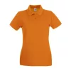 LADIES PREMIUM POLO (L, Orange)