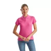 LADIES PREMIUM POLO (M, Azure)