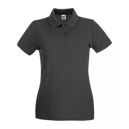 LADIES PREMIUM POLO (2XL, Graphite)