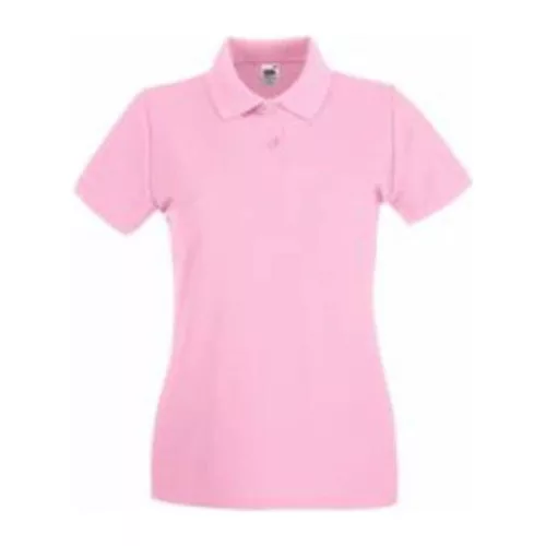 LADIES PREMIUM POLO (XL, Light Pink)
