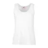LADIES VALUEWEIGHT VEST (S, White)