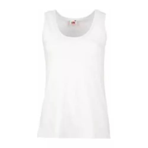 LADIES VALUEWEIGHT VEST (S, White)