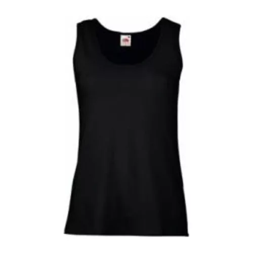 LADIES VALUEWEIGHT VEST (S, Black)