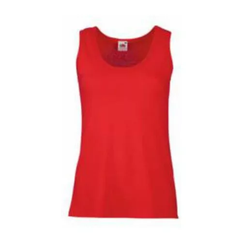 LADIES VALUEWEIGHT VEST (2XL, Red)