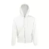 CLASSIC HOODED SWEAT JACKET (L, White)
