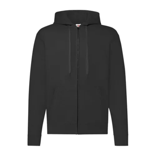 CLASSIC HOODED SWEAT JACKET (M, Black)