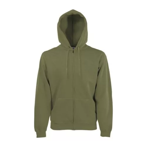 CLASSIC HOODED SWEAT JACKET (2XL, Olive)