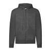 CLASSIC HOODED SWEAT JACKET (M, Dark Heather Grey)
