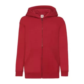 KIDS CLASSIC HOODED SWEAT JACKET (12/13, Red)