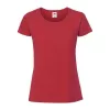 LADIES ICONIC 195 RINGSPUN PREMIUM T (2XL, Red)
