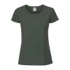 LADIES ICONIC 195 RINGSPUN PREMIUM T (XS, Bottle Green)