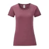 LADIES ICONIC 150 T (2XL, Heather Burgundy)