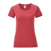 LADIES ICONIC 150 T (M, Heather Red)