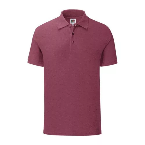 ICONIC POLO (3XL, Heather Burgundy)