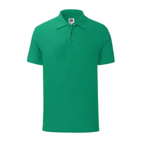 ICONIC POLO (M, Heather Green)