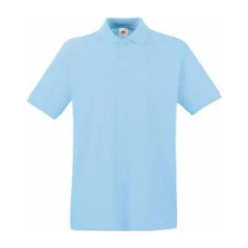 PREMIUM POLO (M, Sky Blue)