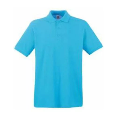 PREMIUM POLO (2XL, Azure)