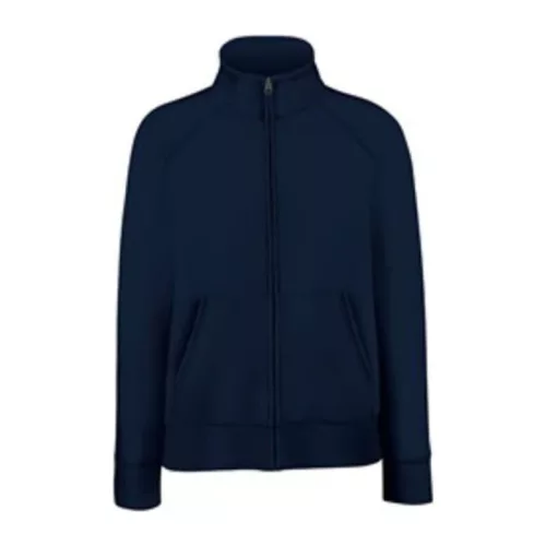 LADIES PREMIUM SWEAT JACKET (M, Deep Navy)
