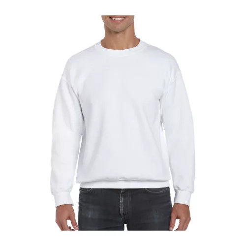 DRYBLEND® ADULT CREWNECK SWEATSHIRT (2XL, White)