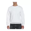DRYBLEND® ADULT CREWNECK SWEATSHIRT (XL, White)
