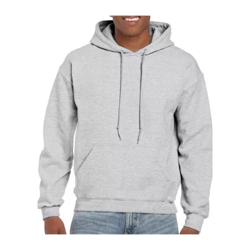 DRYBLEND® ADULT HOODED SWEATSHIRT (2XL, Ash Grey)