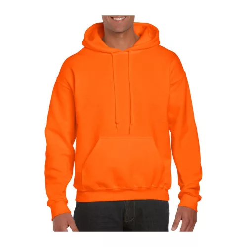 DRYBLEND® ADULT HOODED SWEATSHIRT (M, S.Orange)