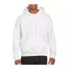 DRYBLEND® ADULT HOODED SWEATSHIRT (2XL, White)