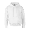 DRYBLEND® ADULT HOODED SWEATSHIRT (2XL, White)