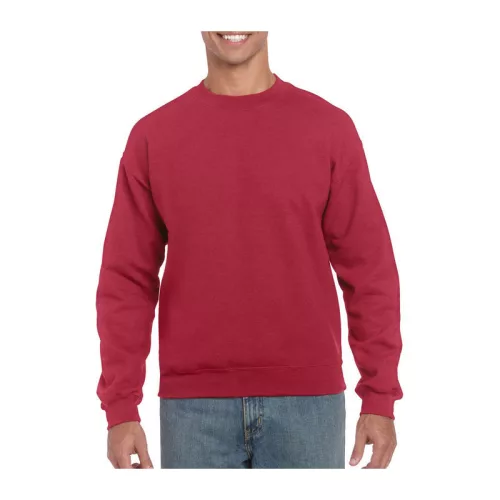 HEAVY BLEND™ ADULT CREWNECK SWEATSHIRT (L, Antique Cherry Red)