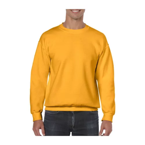 HEAVY BLEND™ ADULT CREWNECK SWEATSHIRT (L, Gold)