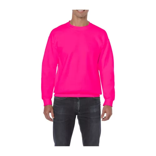 HEAVY BLEND™ ADULT CREWNECK SWEATSHIRT (2XL, Safety Pink)
