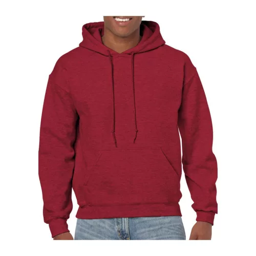 HEAVY BLEND™ ADULT HOODED SWEATSHIRT (2XL, Antique Cherry Red)