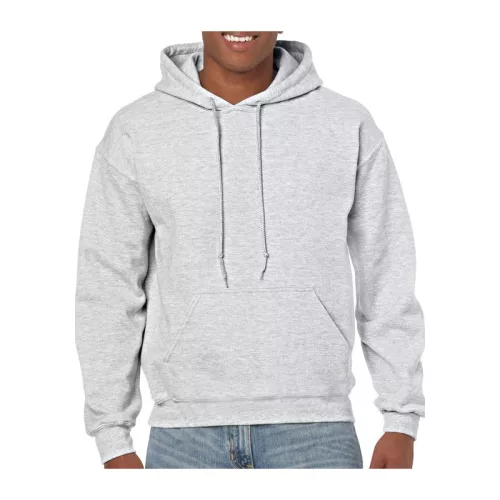 HEAVY BLEND™ ADULT HOODED SWEATSHIRT (2XL, Ash Grey)