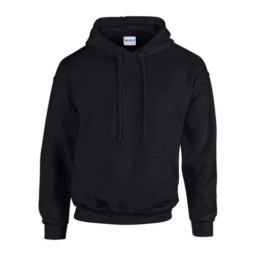 HEAVY BLEND™ ADULT HOODED SWEATSHIRT (2XL, Black)