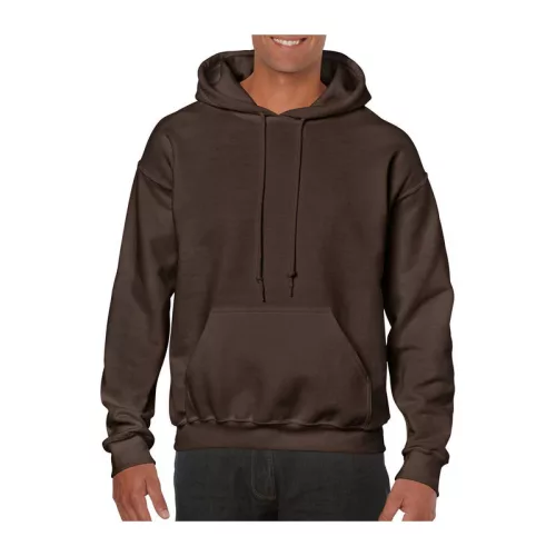 HEAVY BLEND™ ADULT HOODED SWEATSHIRT (2XL, Dark Chocolate)