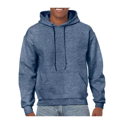 HEAVY BLEND™ ADULT HOODED SWEATSHIRT (M, Heather Sport Dark Navy)