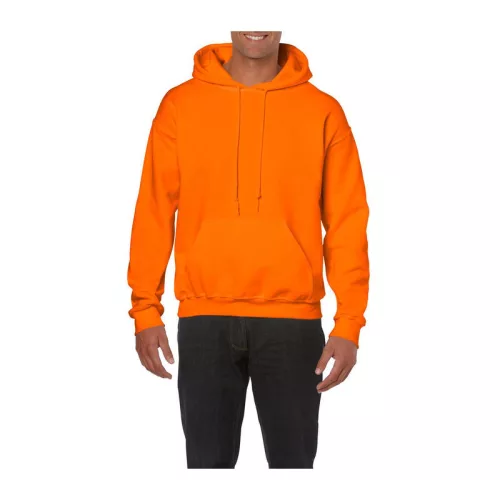 HEAVY BLEND™ ADULT HOODED SWEATSHIRT (2XL, S.Orange)