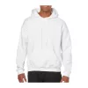 HEAVY BLEND™ ADULT HOODED SWEATSHIRT (2XL, White)