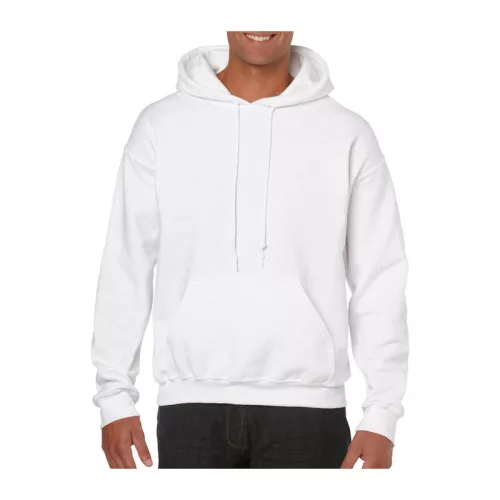 HEAVY BLEND™ ADULT HOODED SWEATSHIRT (2XL, White)