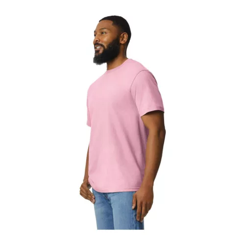 Light Cotton Adult T-Shirt (3XL, Light Pink)